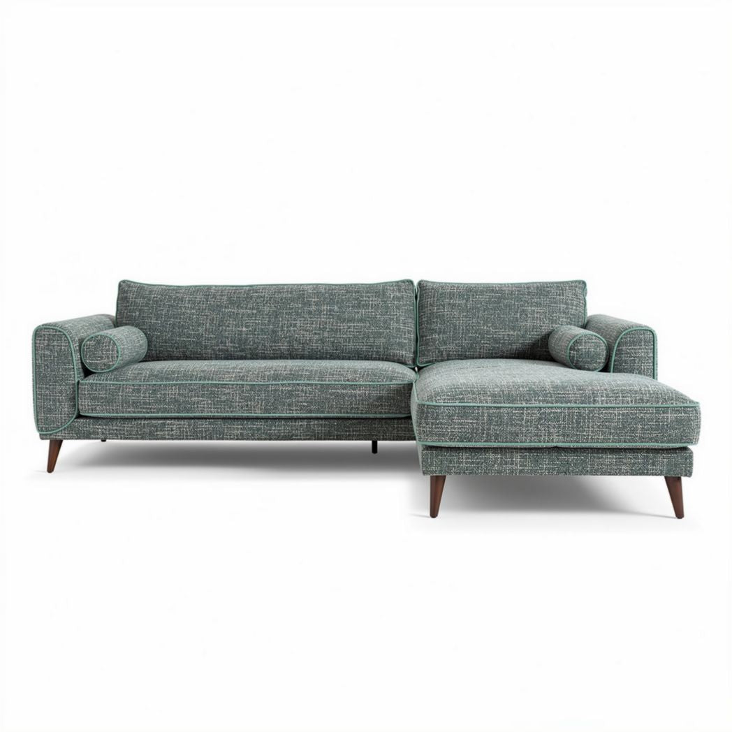 Bank van stof voor de zithoek - 250 x 90 x 85cm