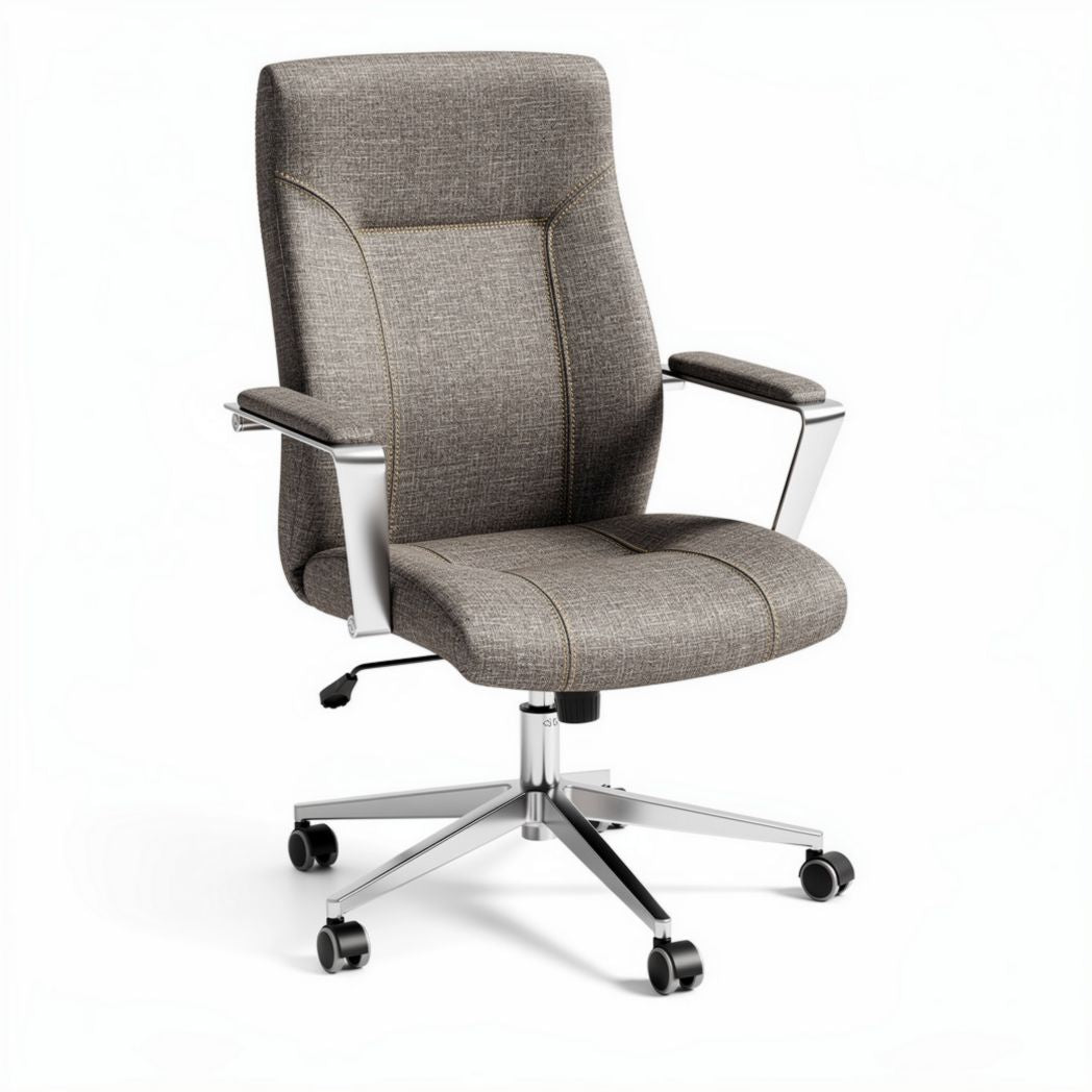 Bureaustoel van textiel voor kantoor of thuiskantoor - 60 x 60 x 100cm