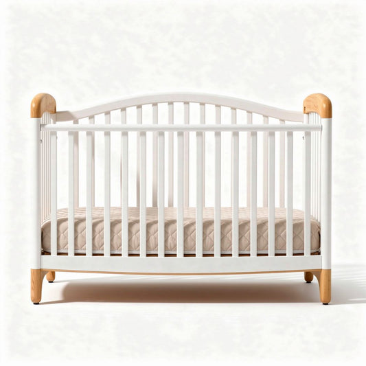 Ledikant van hout voor de babykamer - 130 x 70 x 90cm