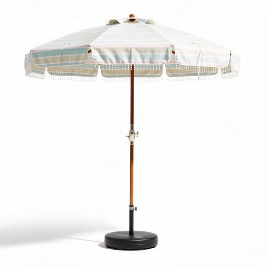 Parasol met houten steel voor gebruik in de tuin - 200 x 200 x 250cm